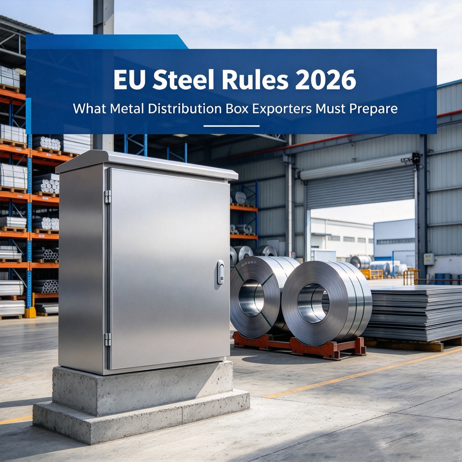 EU-staalregels 2026: Exportgids voor metalen verdeelkasten